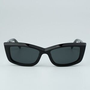 SALE! NEW Saint Laurent SL658 001 Black Rectangle Unisex Sunglasses